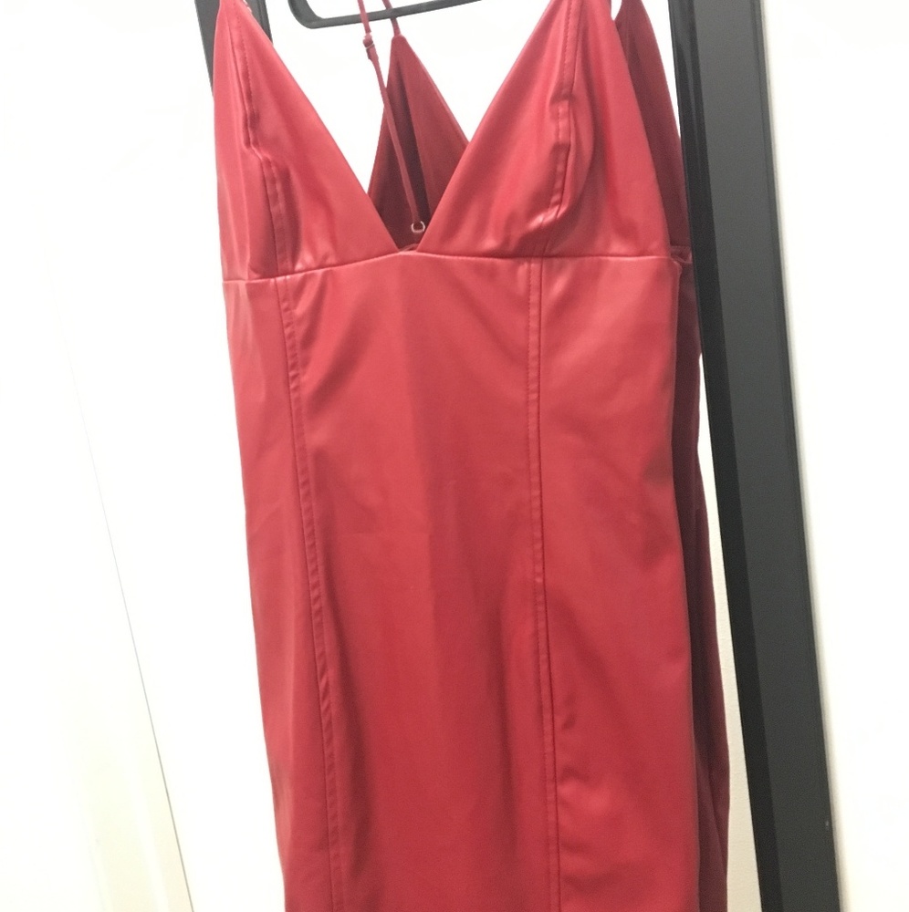 Women's Red "Nude" dress